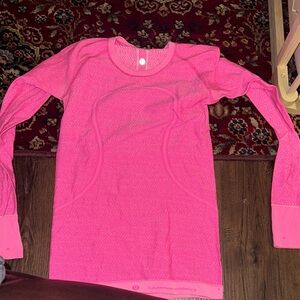 lululemon athletica Pink Long Sleeve Top